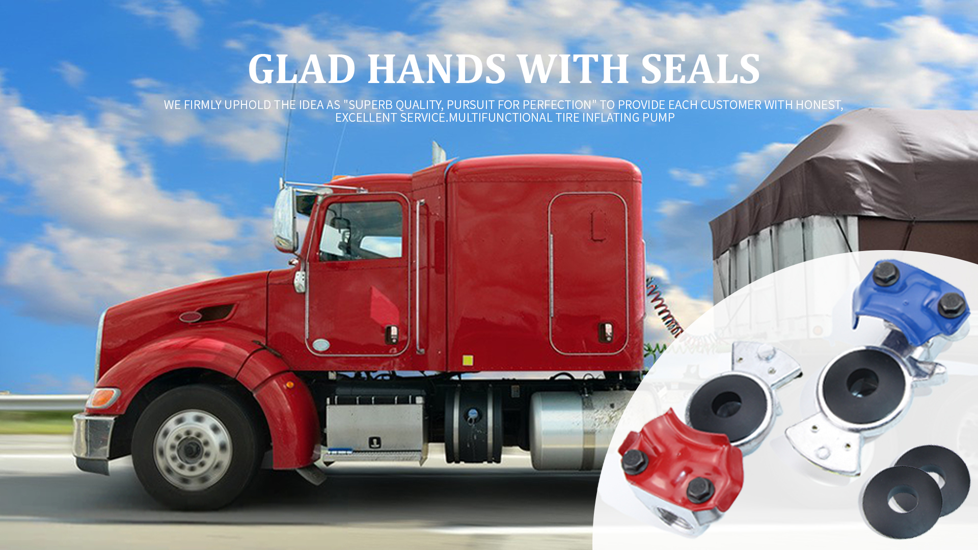 Amazon.com: iBroPrat Glad Hand Set with Extra 2pcs Seals for Semi